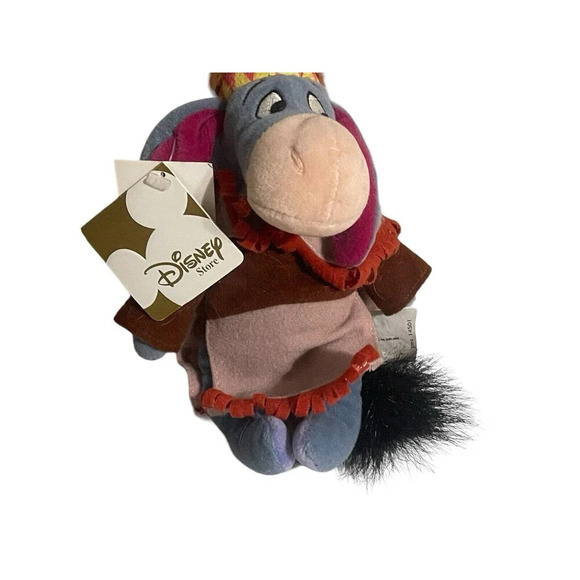 Disney Store - Indian Eeyore - Mini Bean Bag - Vintage - 8" WITH TAG - Picture 7 of 16